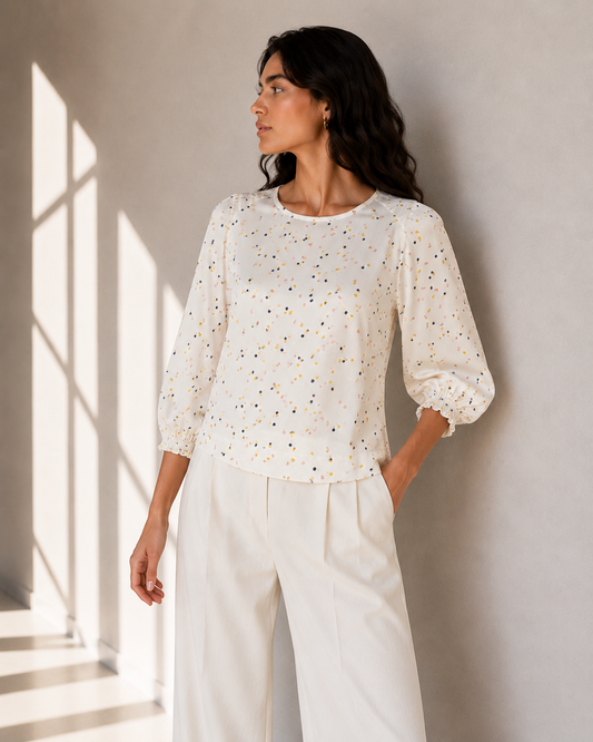 Blusa Estampada Fluida - See by Chloé - La Reversa