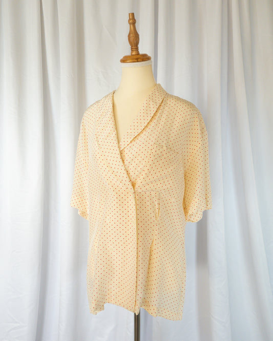 Blusa Seda Natural - Christian Dior Chemises - La Reversa
