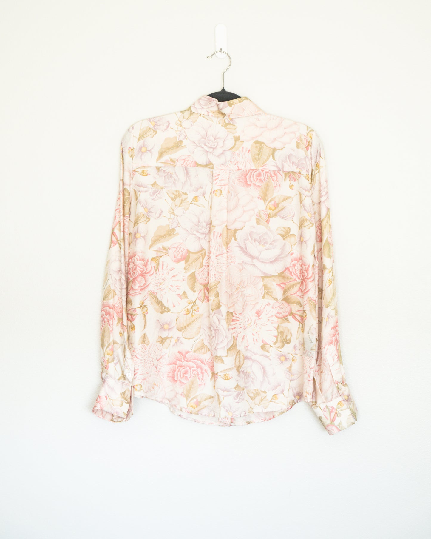 Blusa Seda Print Floral - Salvatore Ferragamo - La Reversa