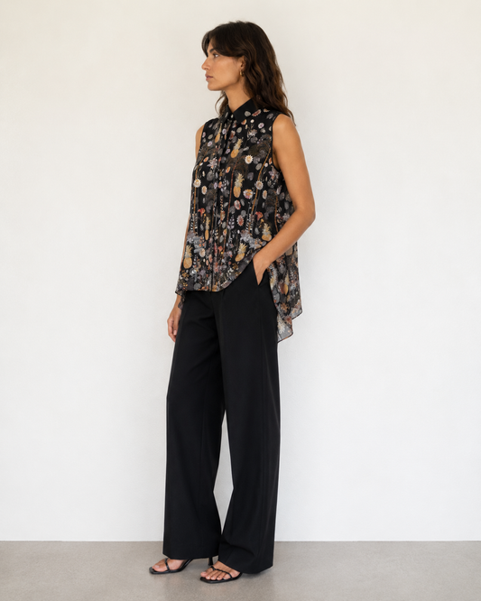 Blusa Seda Print - Versus Versace - La Reversa
