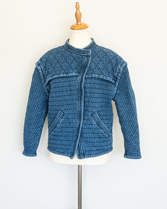 Chaqueta Acolchada Azul - Isabel Marant - La Reversa