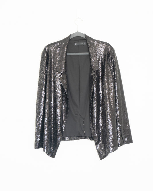 Chaqueta Lentejuelas Negra - New York & Company