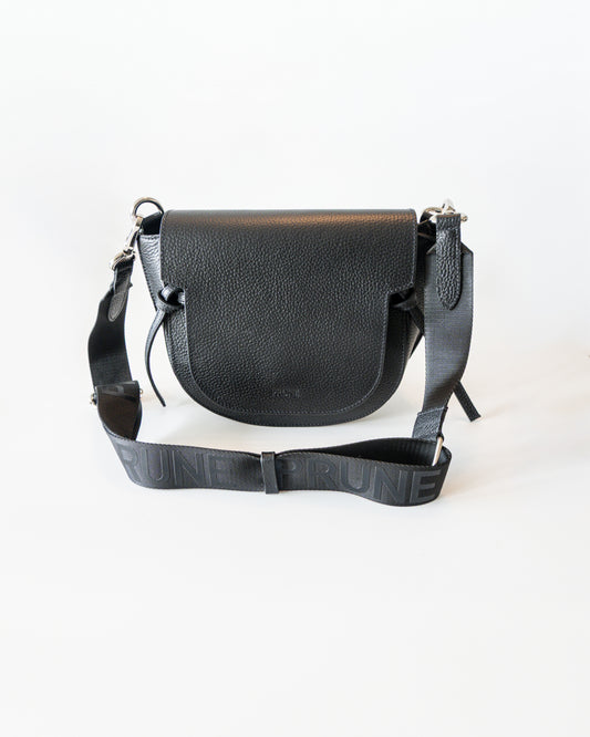 Bolso Bandolera Net en Cuero Graneado - Prüne
