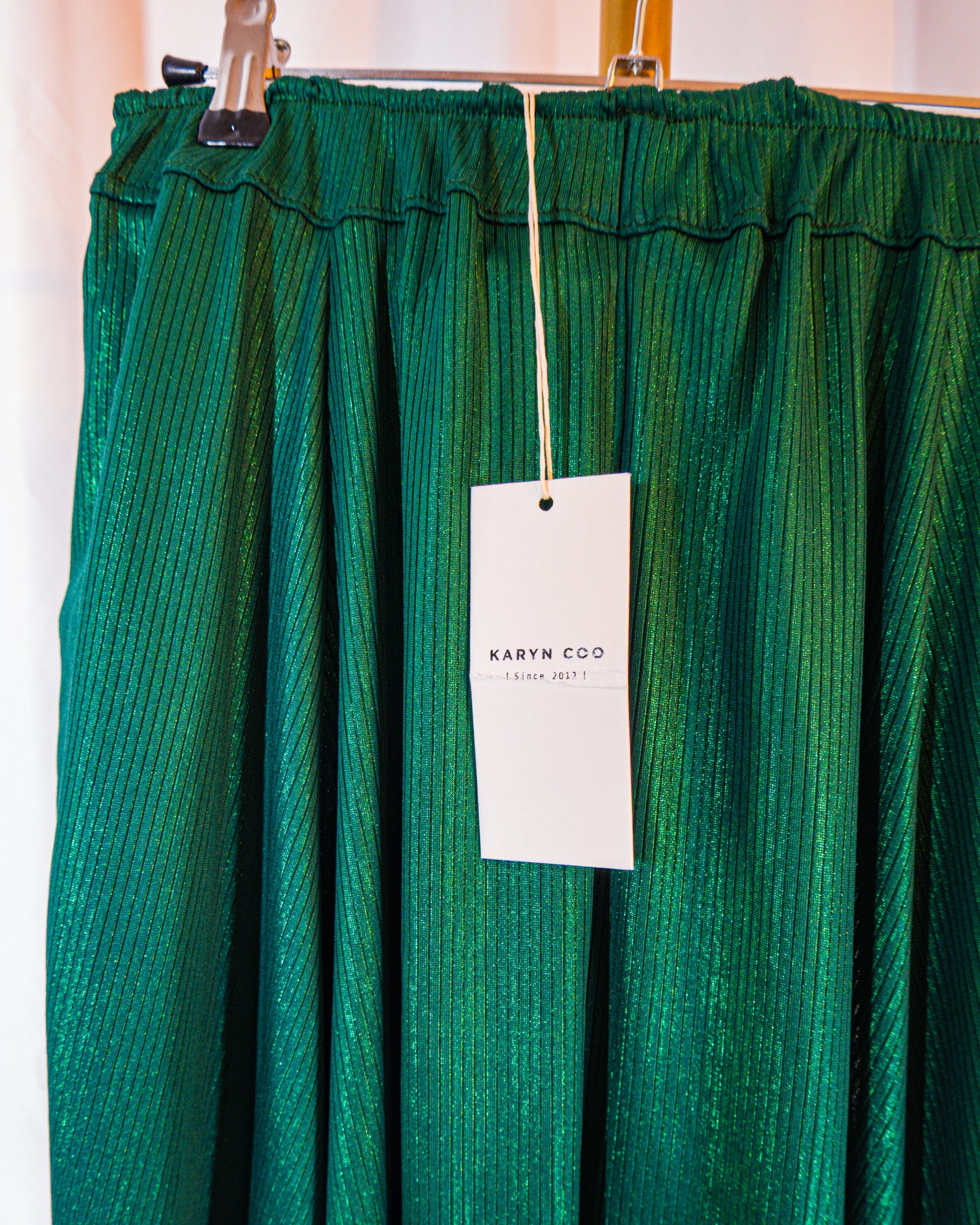 Falda metálica verde - Karyn Coo