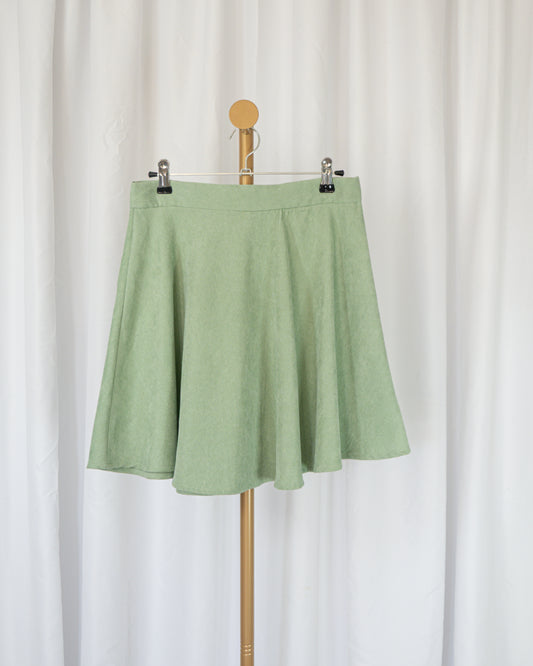 Falda Mini Verde Pastel