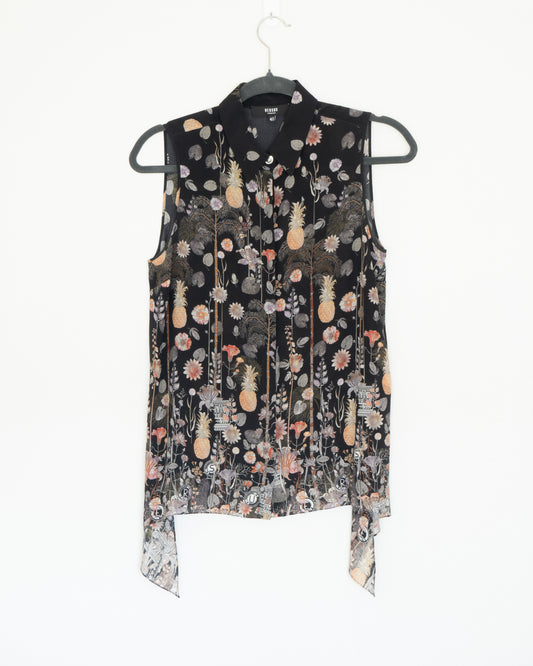 Blusa Seda Print - Versus Versace