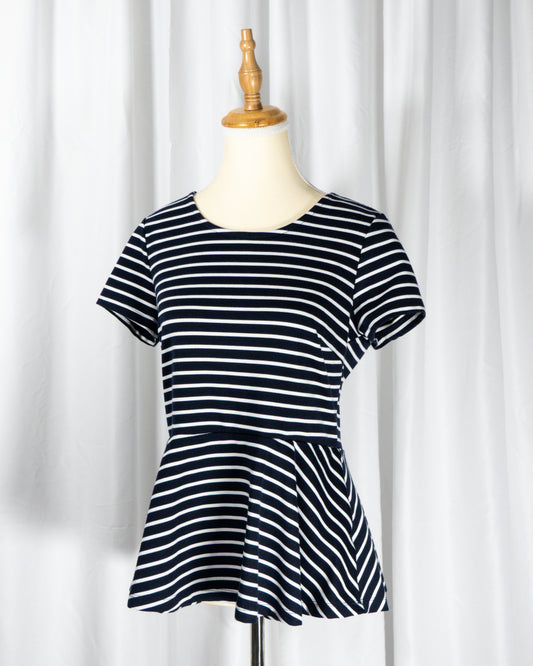 Top Navy Peplum- Esmara - La Reversa