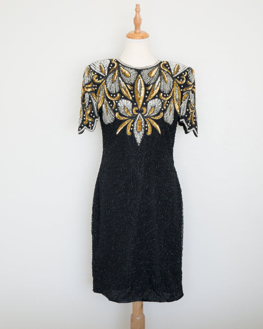 Vestido Lentejuelas - Laurence Kazar - La Reversa