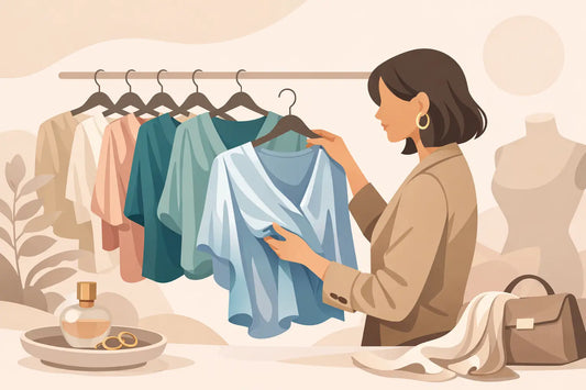 Blusas de seda segunda mano con estilo propio
