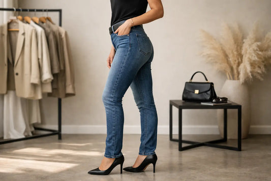 Jeans segunda mano mujer con calce perfecto