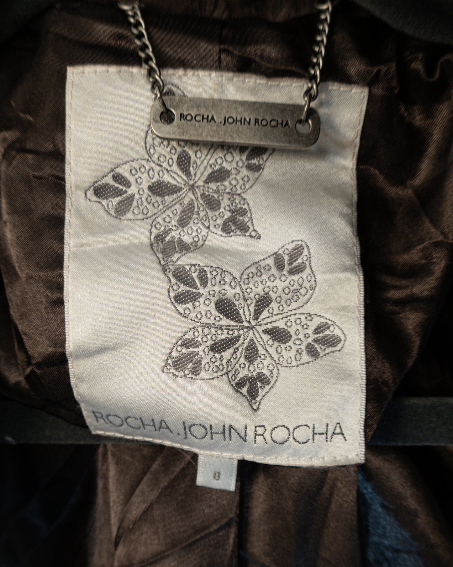 Abrigo Faux Fur Chocolate - Rocha, John Rocha - La Reversa