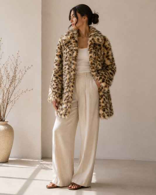 Abrigo Faux Fur -Shein Curve - La Reversa
