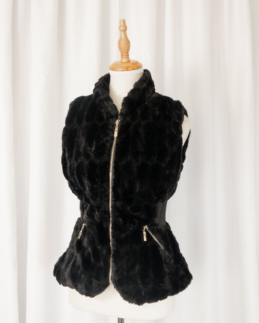 Abrigo Faux Fur Vest - L.A. Coalition - La Reversa