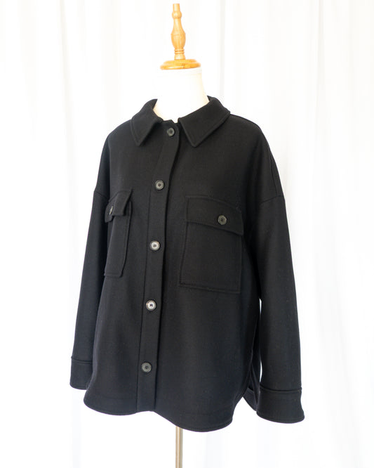 Abrigo Manteco Overshirt - Zara - La Reversa