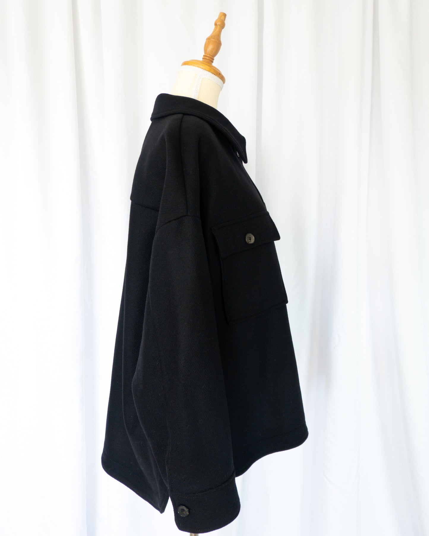 Abrigo Manteco Overshirt - Zara - La Reversa