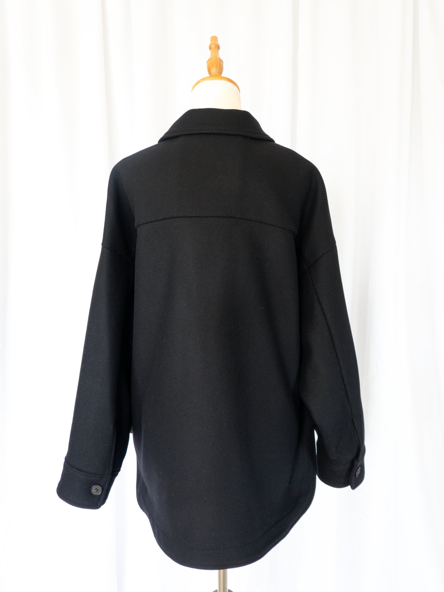 Abrigo Manteco Overshirt - Zara - La Reversa