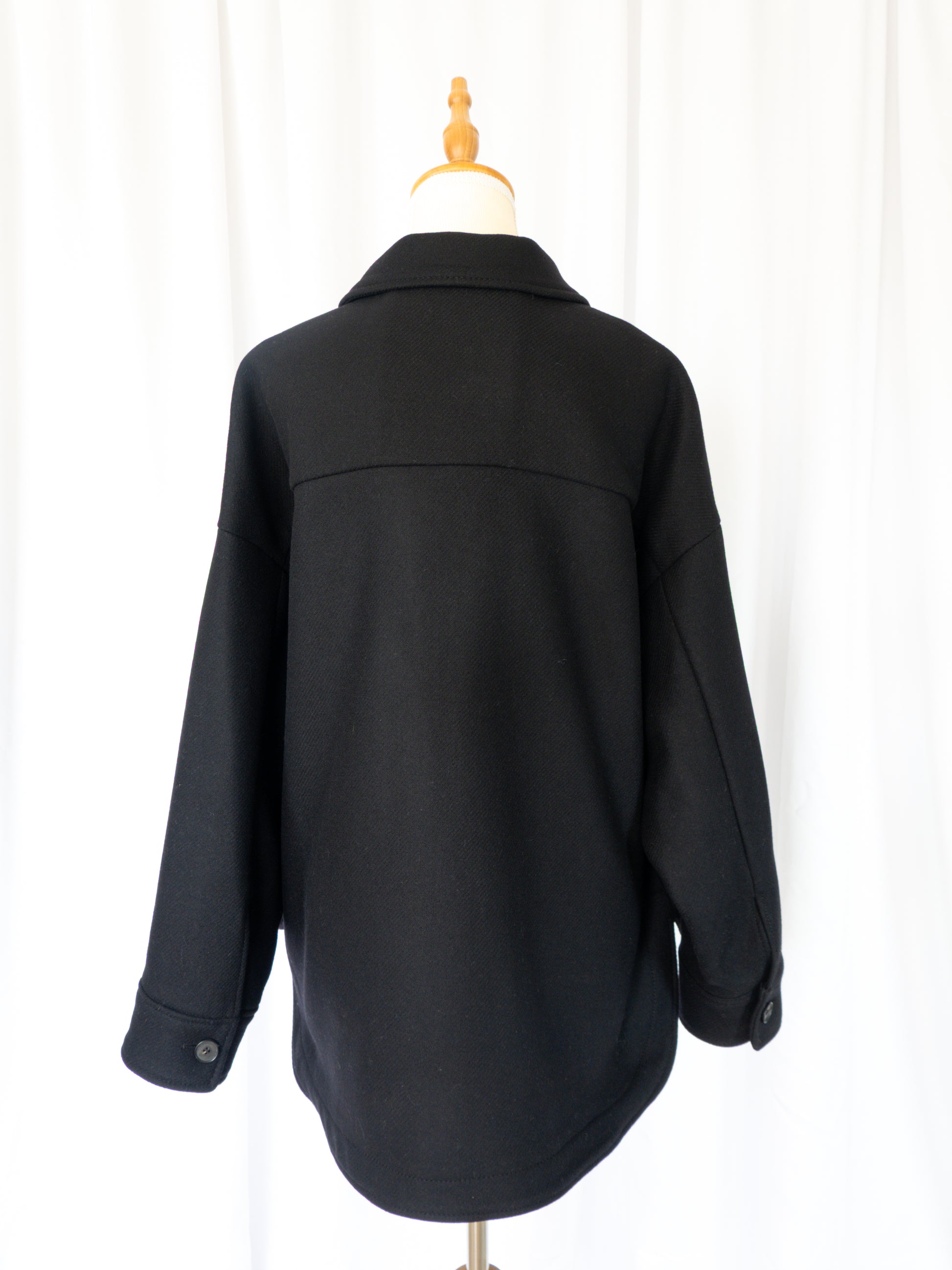 Abrigo Manteco Overshirt - Zara - La Reversa