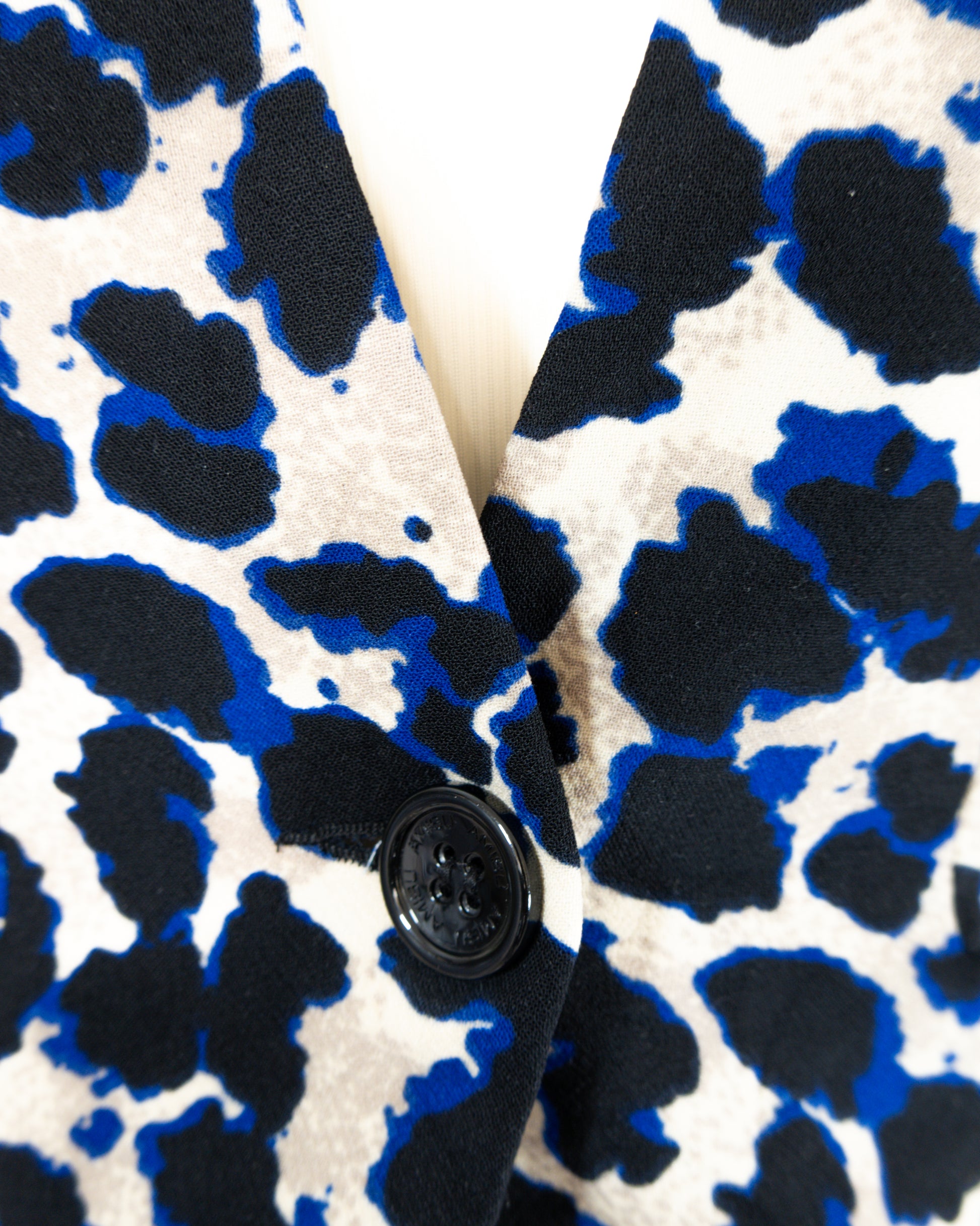 Blazer Animal Print Blue Leopard – Amisu - La Reversa