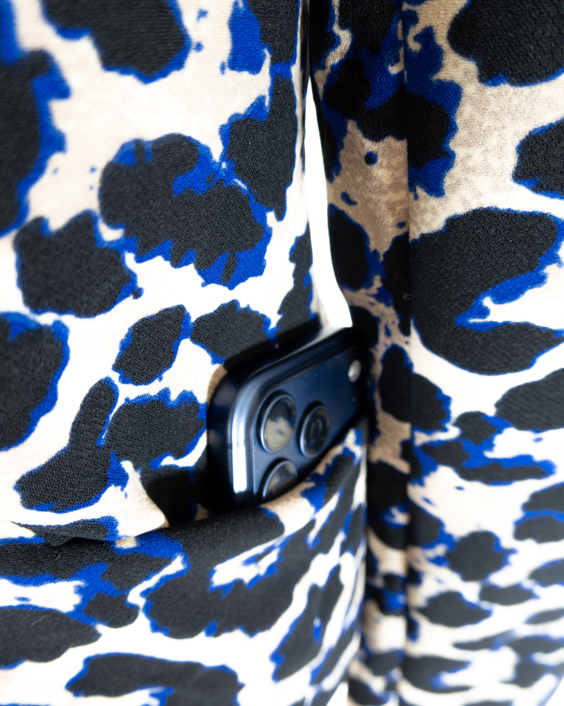 Blazer Animal Print Blue Leopard – Amisu - La Reversa