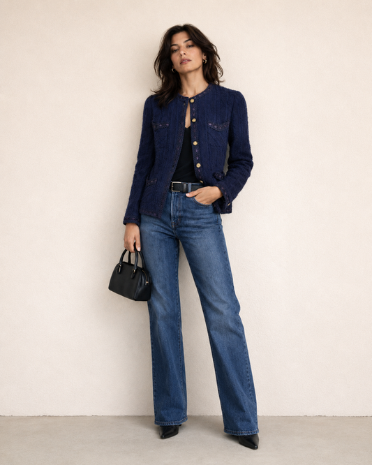 Blazer Azul Marino - Fragonard Paris - La Reversa