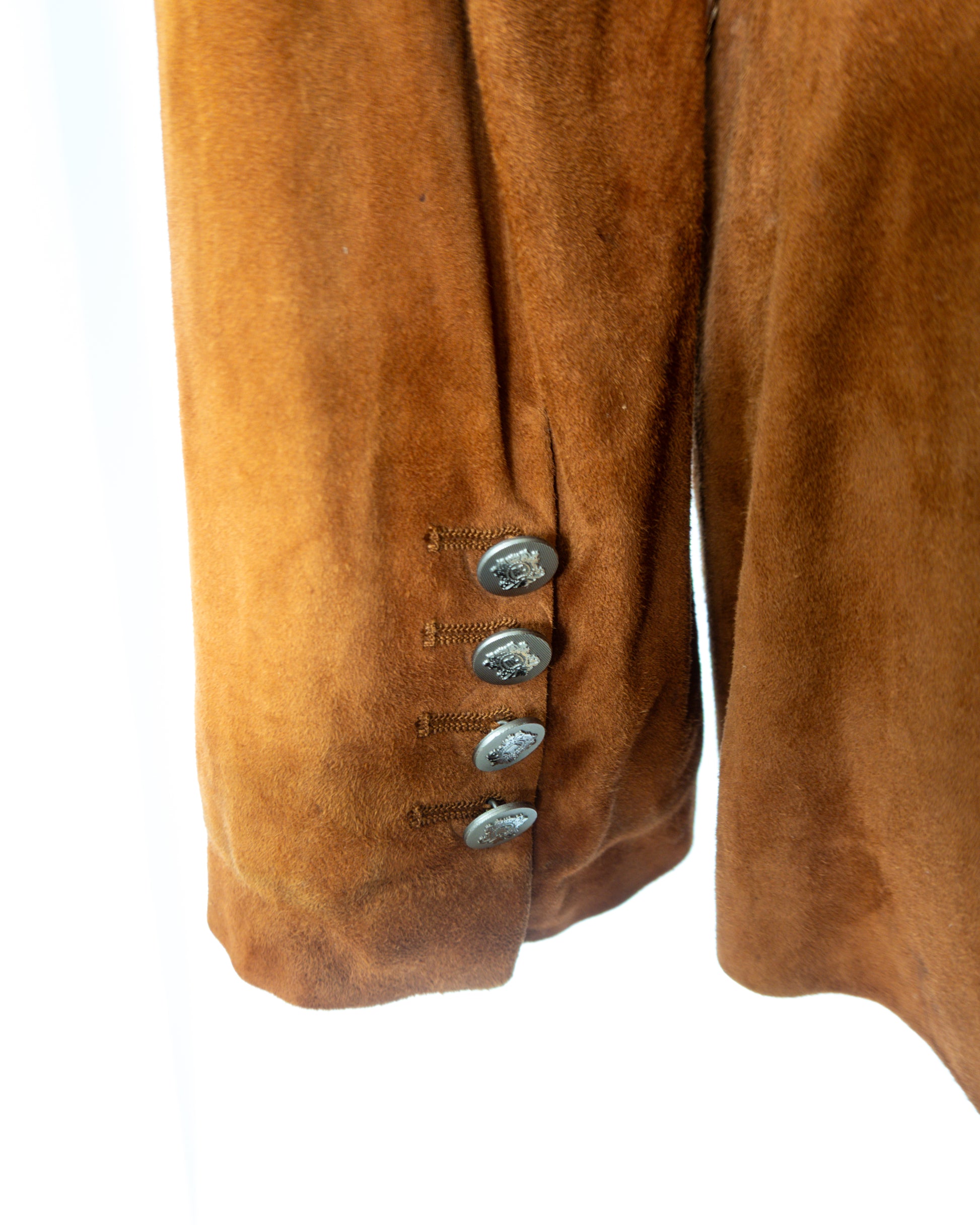 Blazer Gamuza Entallado Café - Dolce & Gabbana - La Reversa