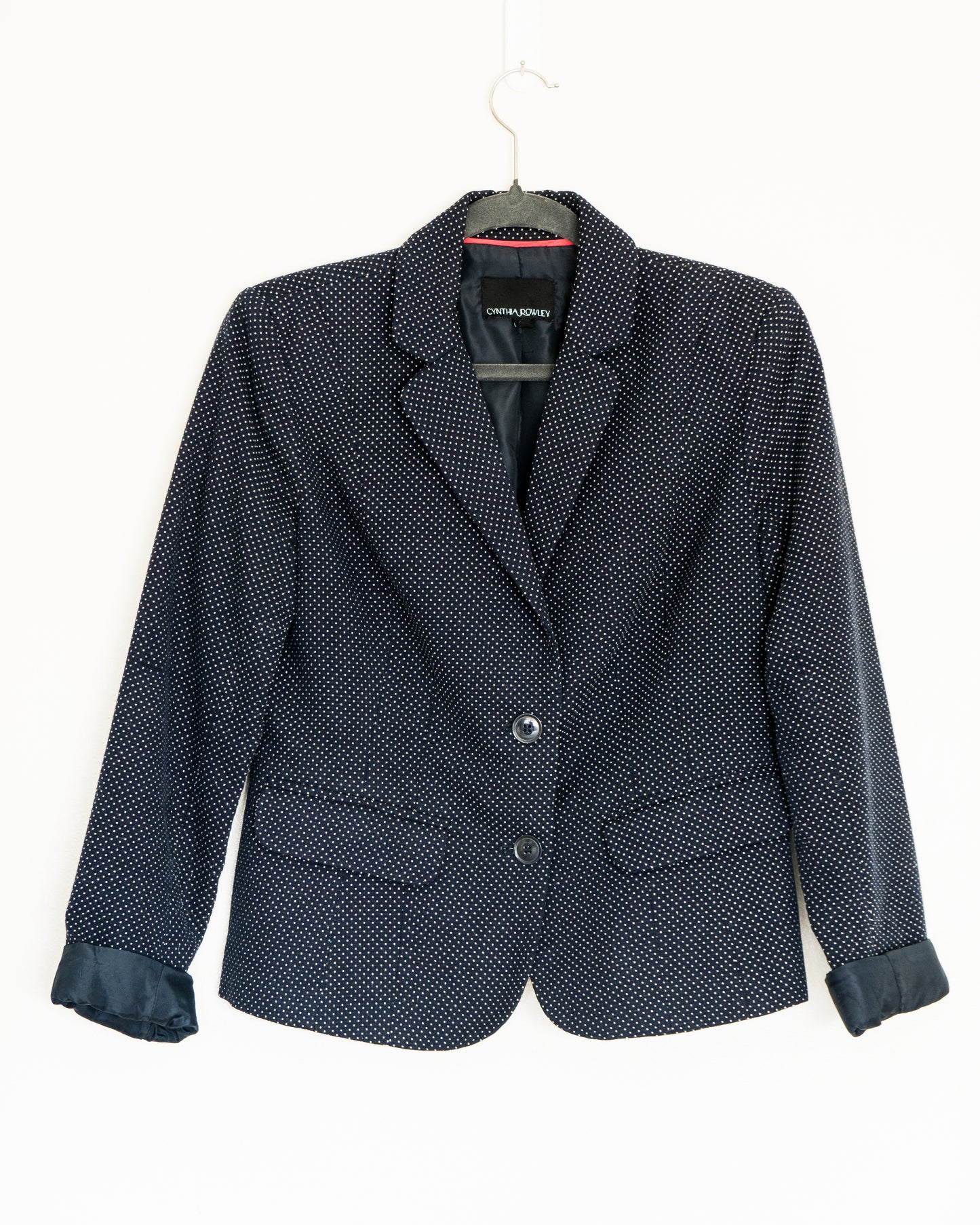 Blazer Polka Dot Negro - Cynthia Rowley - La Reversa