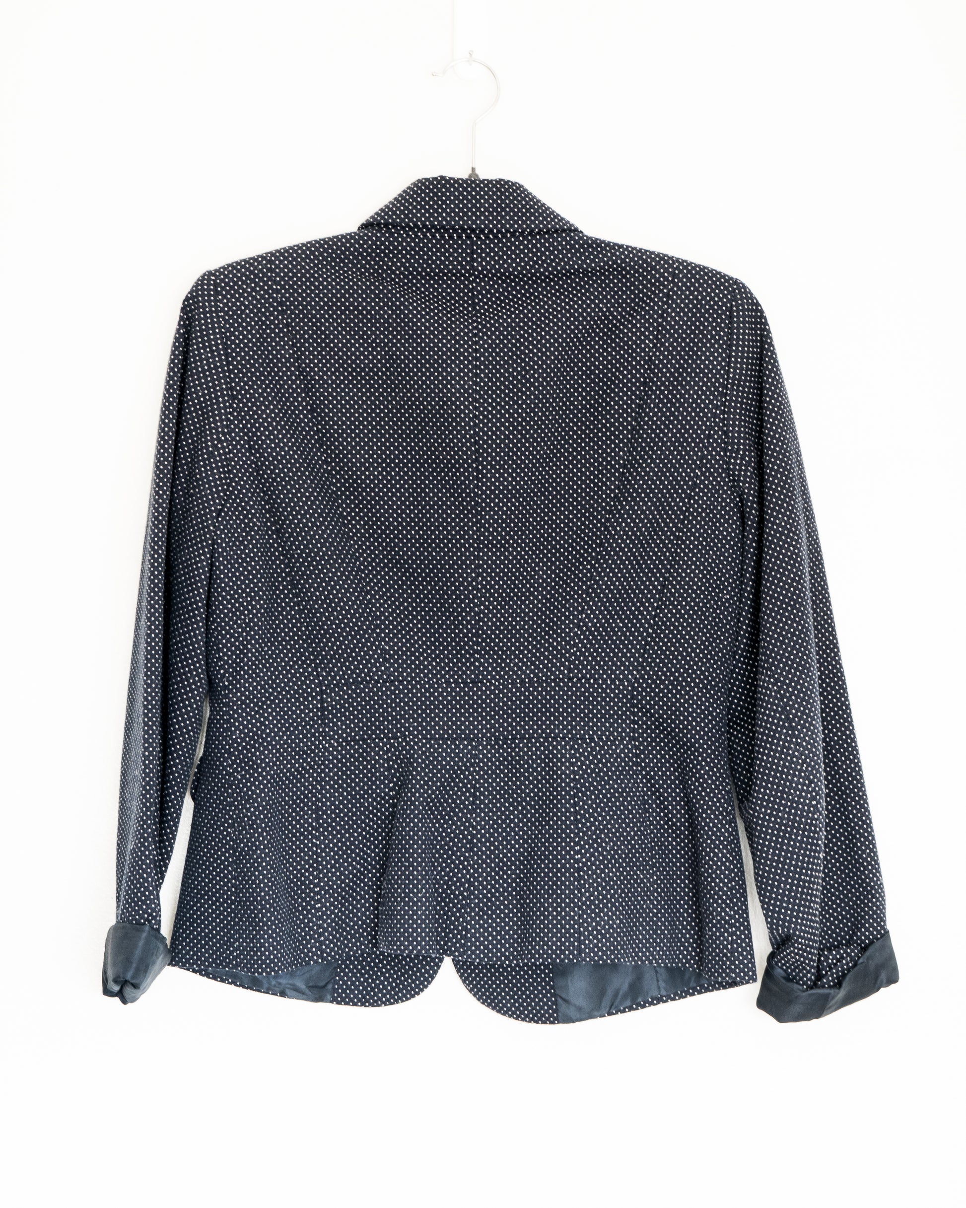 Blazer Polka Dot Negro - Cynthia Rowley - La Reversa