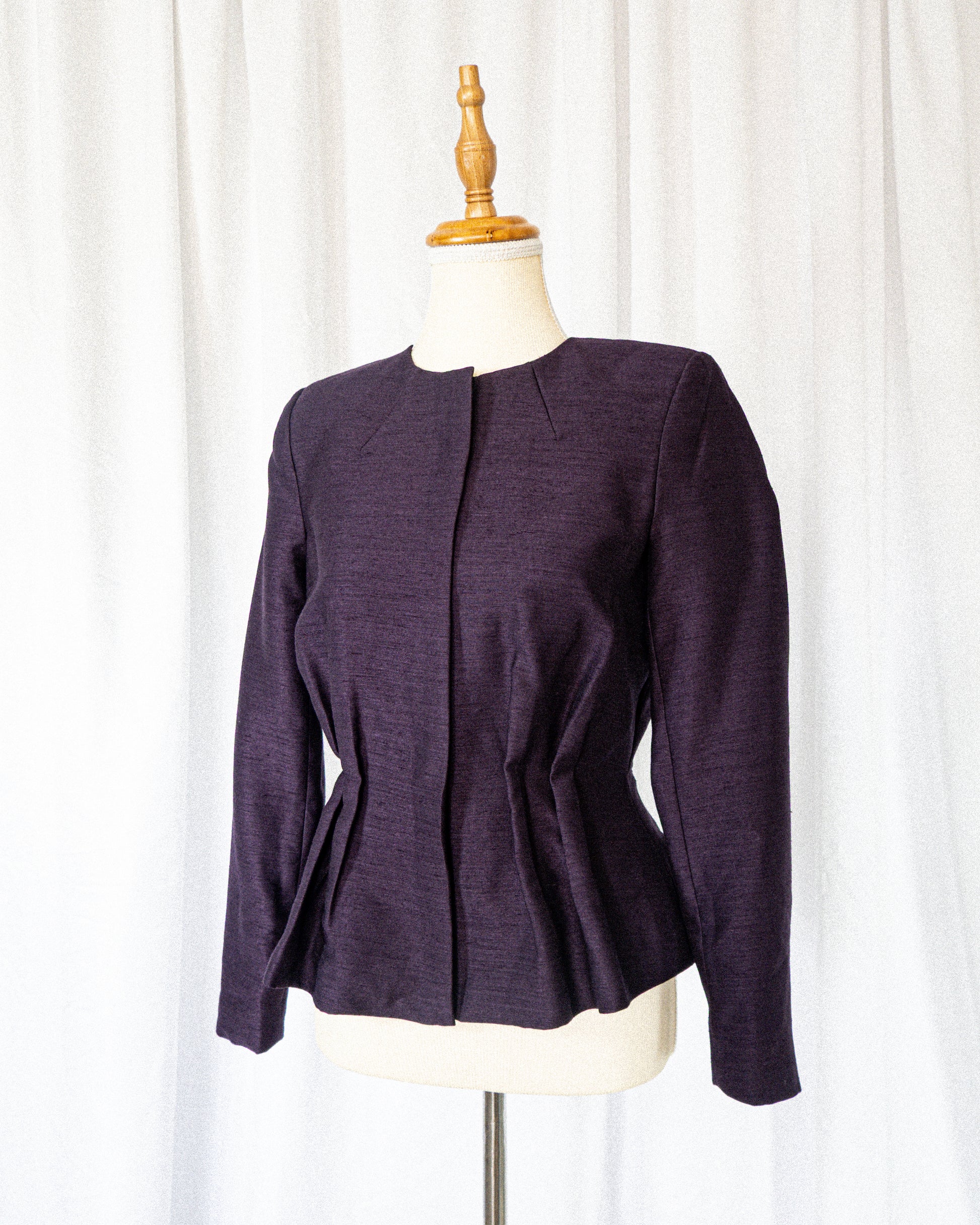 Blazer Structured Plum – H&M - La Reversa