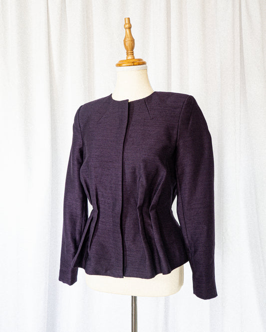 Blazer Structured Plum – H&M - La Reversa