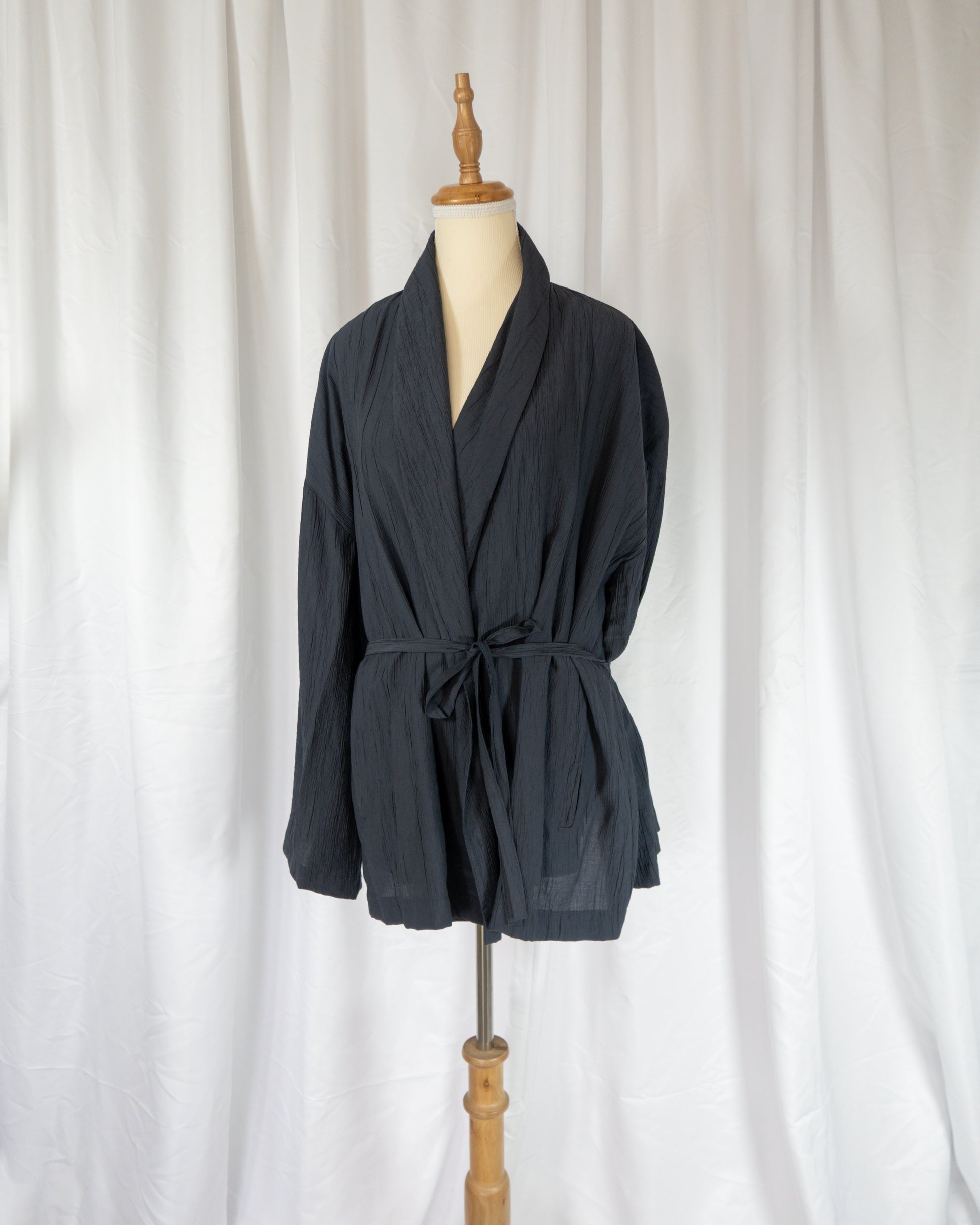 Blazer Wrap Textured - Zara - La Reversa