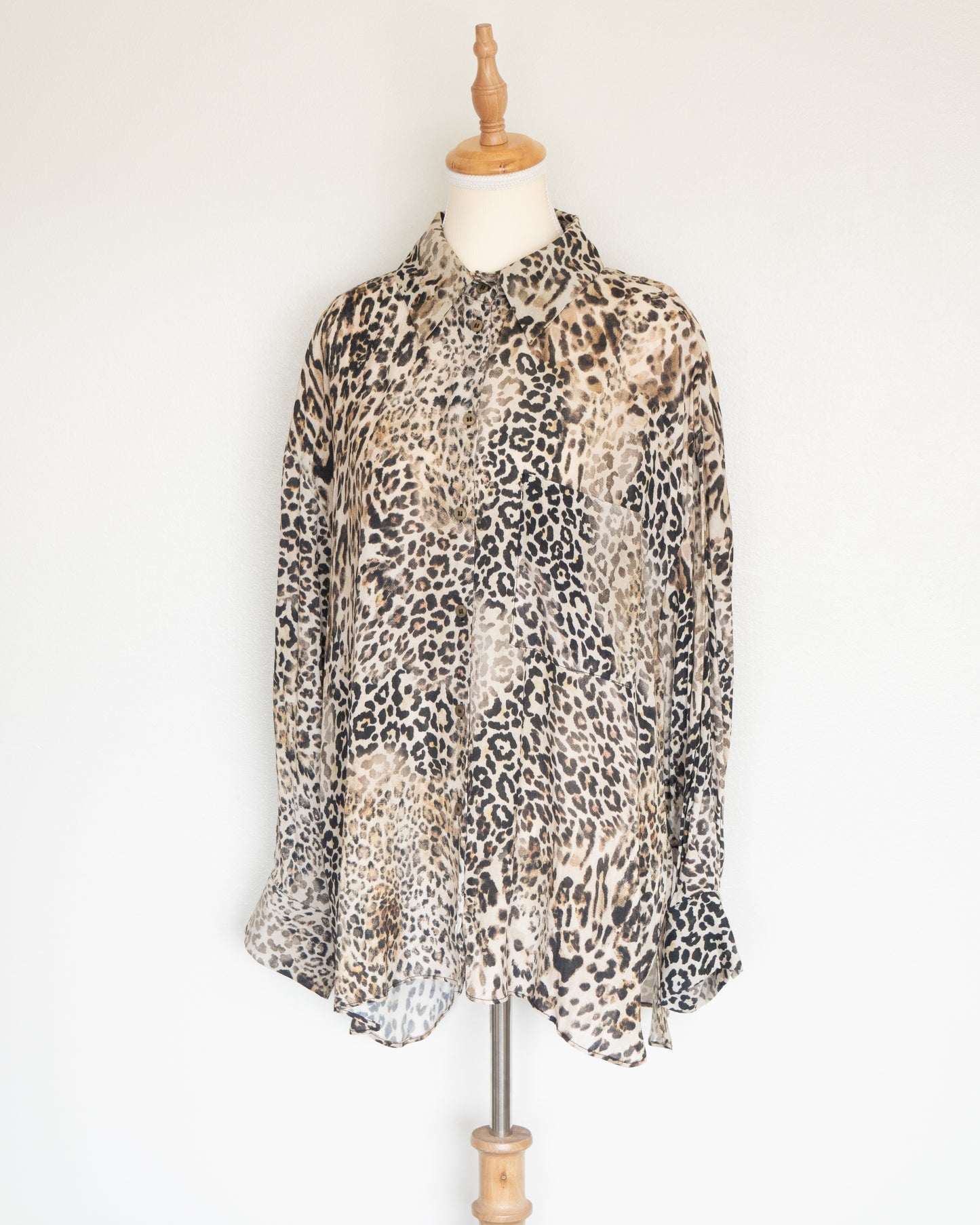 Blusa Animal Print Fluida - Zara - La Reversa
