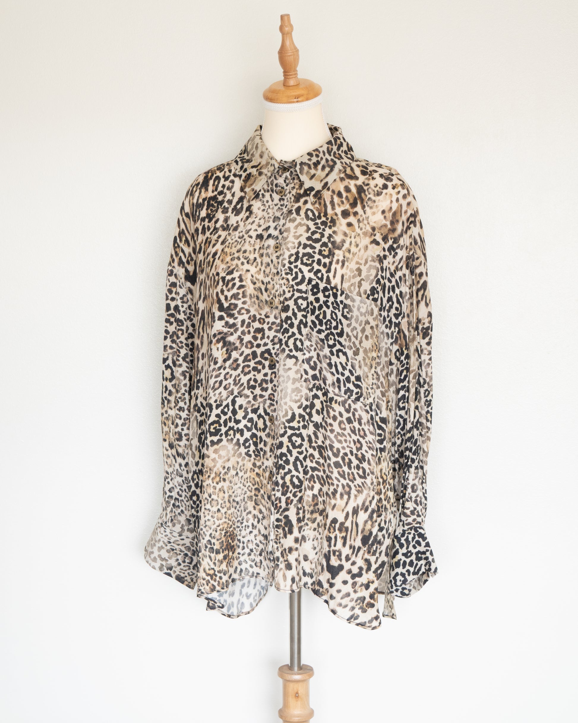 Blusa Animal Print Fluida - Zara - La Reversa