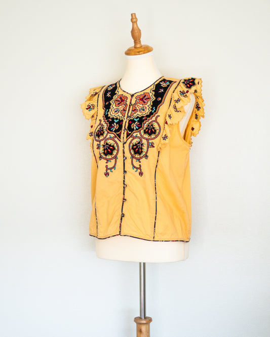 Blusa Bordada Statement - Sézane - La Reversa