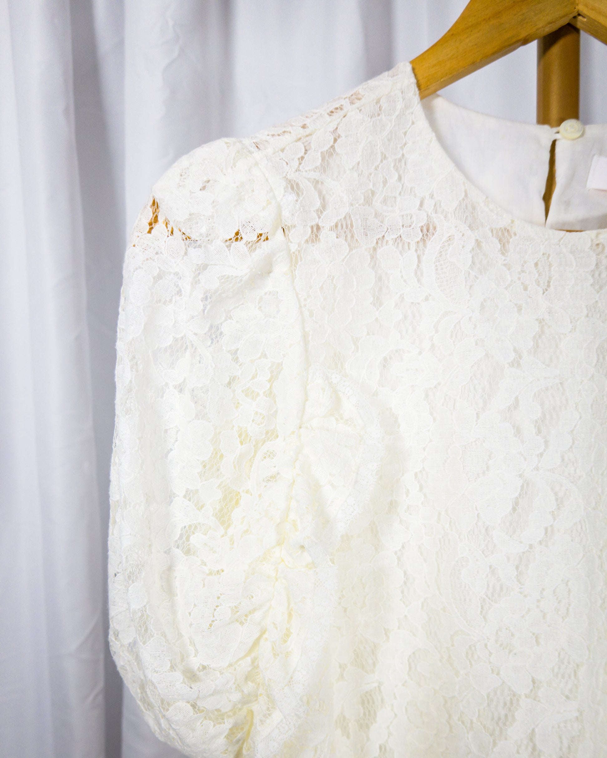 Blusa Encaje Off White -  See by Chloé - La Reversa