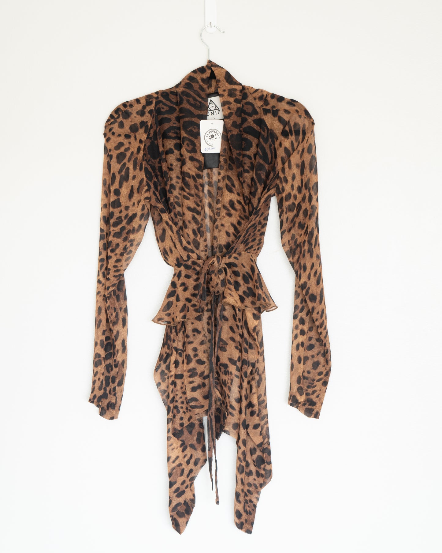 Blusa Envolvente Animal Print - Unif - La Reversa