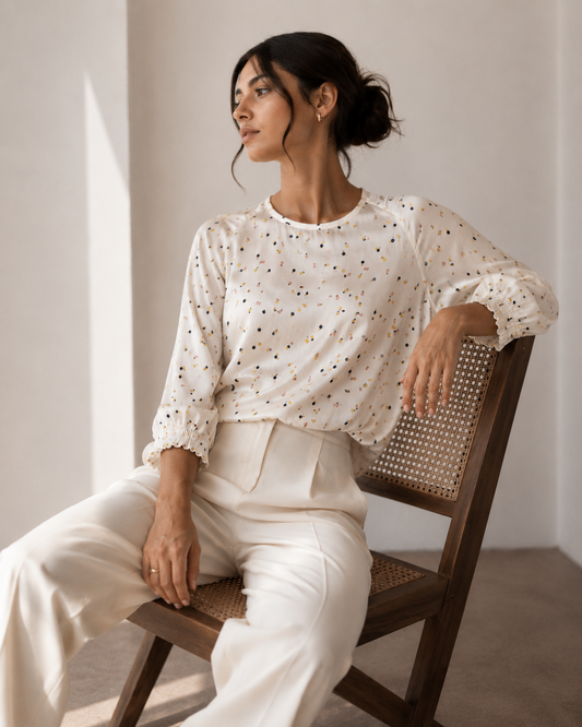 Blusa Estampada Fluida - See by Chloé - La Reversa