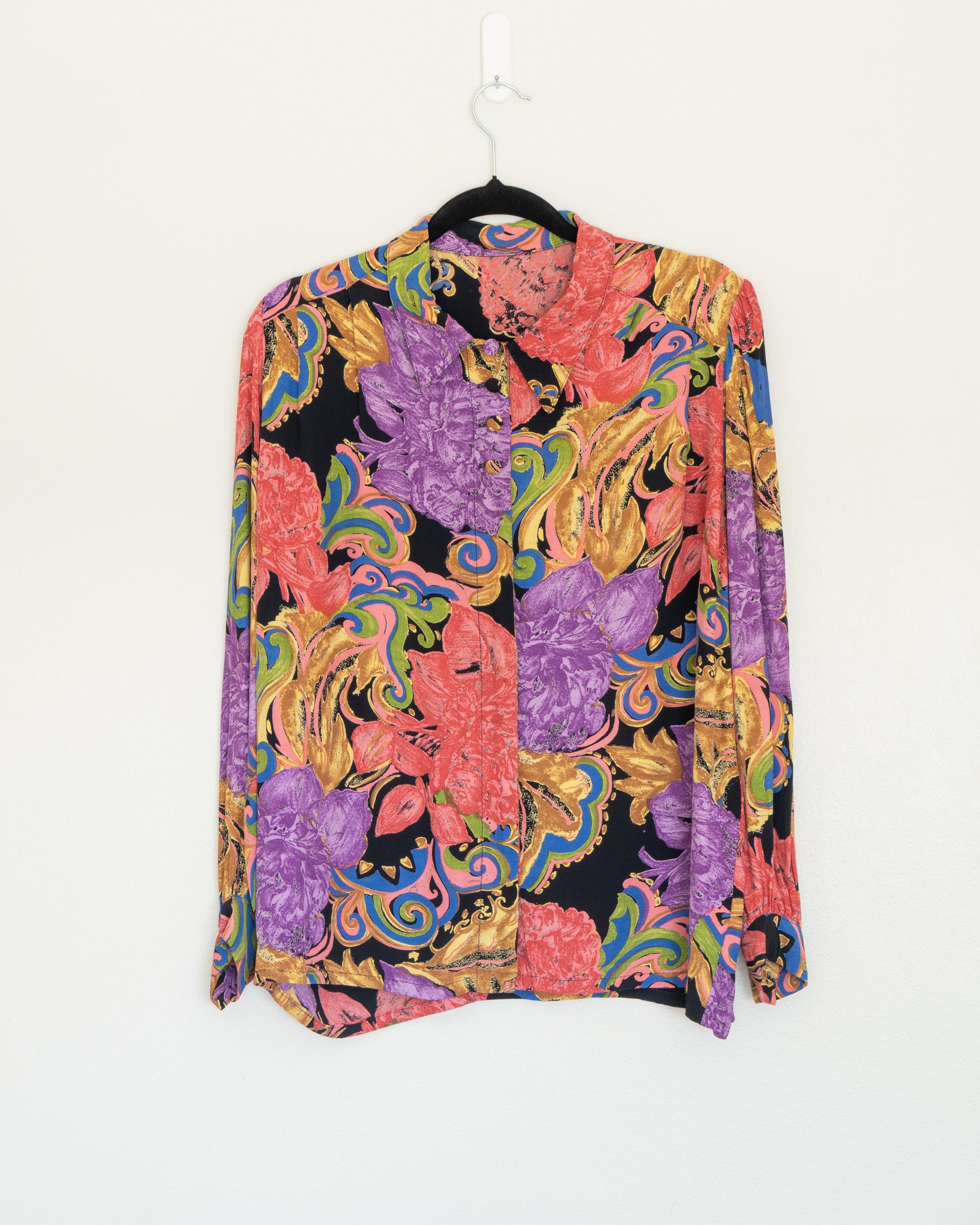 Blusa Estampada Multicolor estilo Barroco - La Reversa