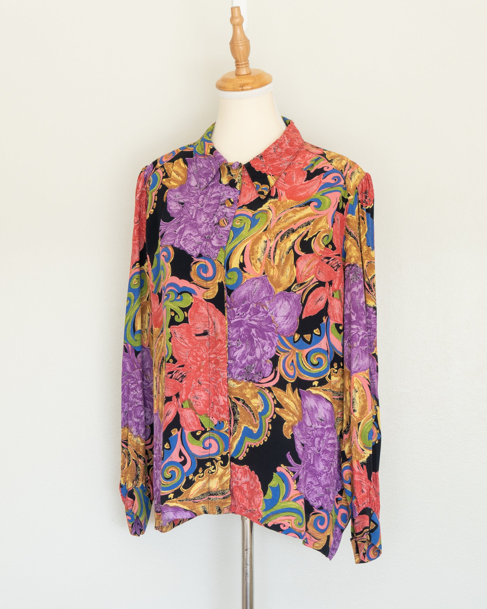 Blusa Estampada Multicolor estilo Barroco - La Reversa