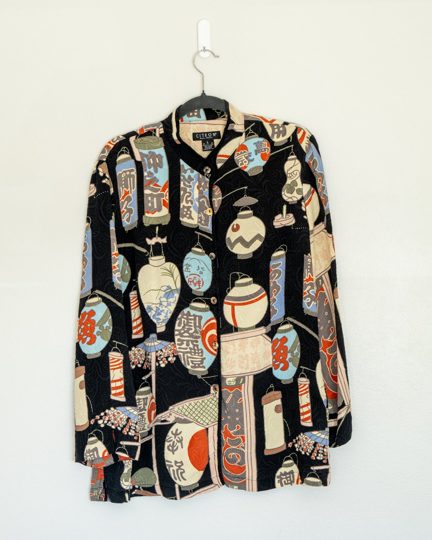 Blusa Estampada Oriental - Citron - La Reversa