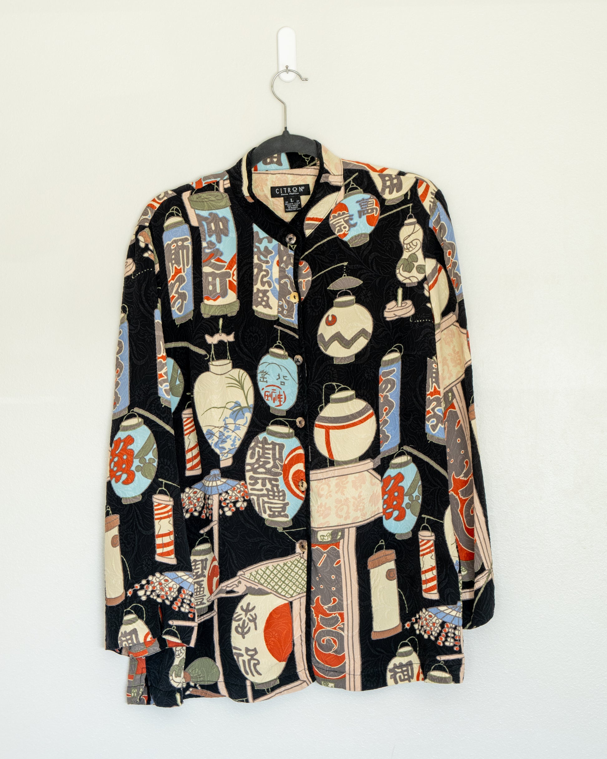 Blusa Estampada Oriental - Citron - La Reversa