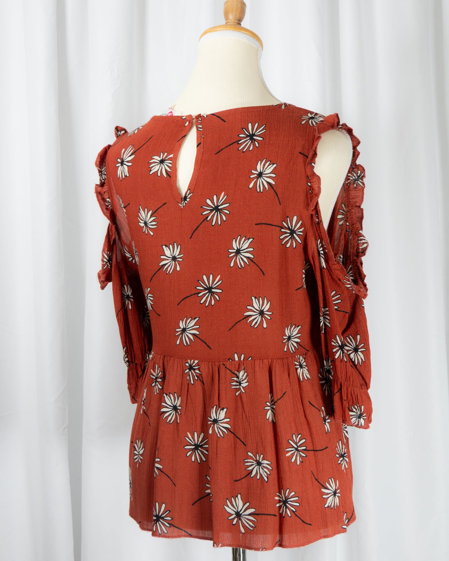 Blusa Floral Terracota - Olé by Koton - La Reversa