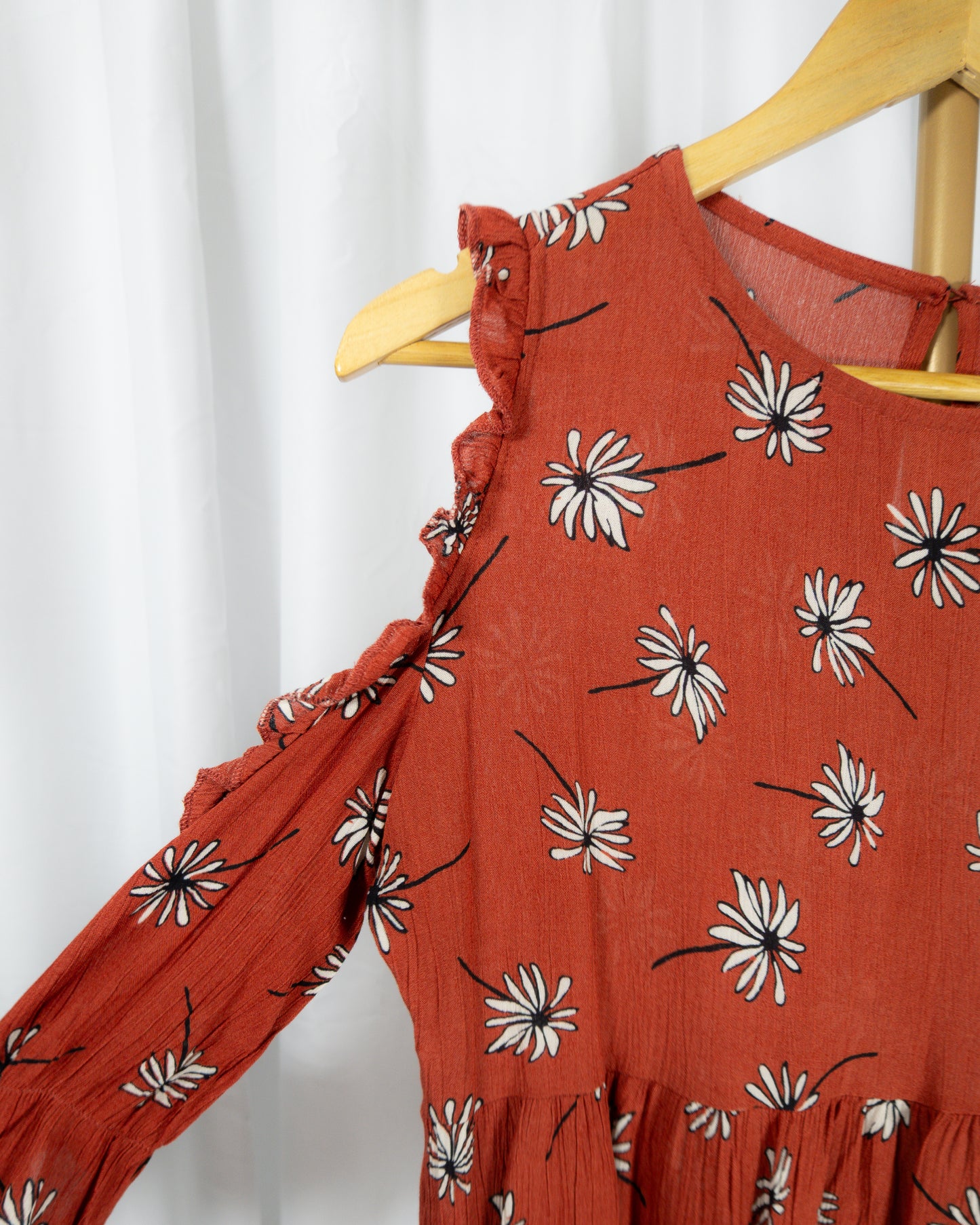 Blusa Floral Terracota - Olé by Koton - La Reversa
