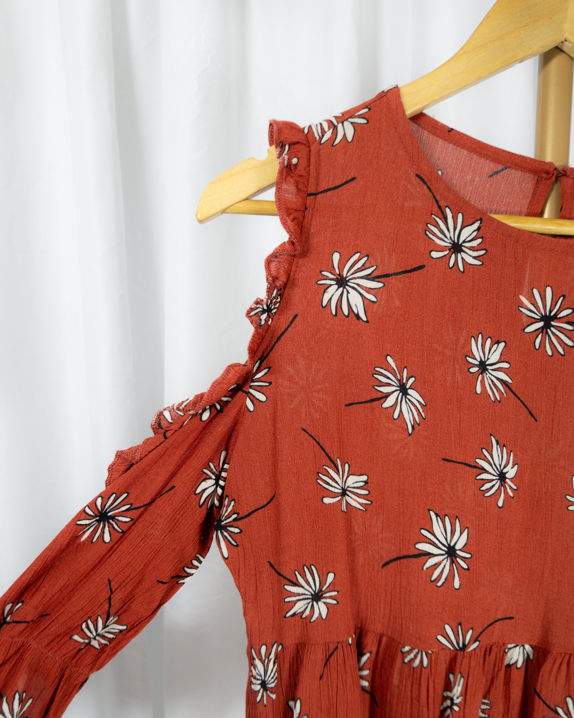 Blusa Floral Terracota - Olé by Koton - La Reversa