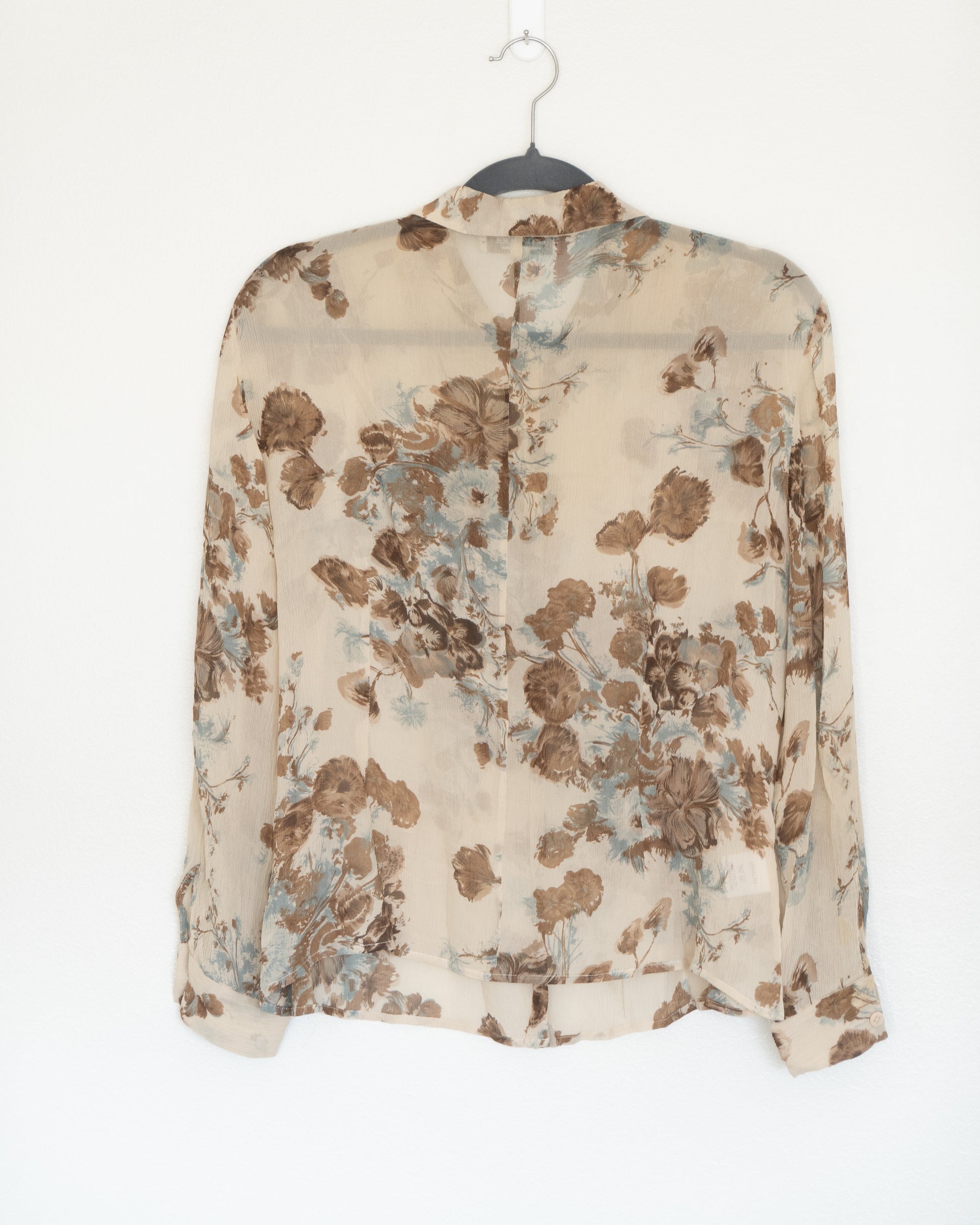 Blusa Floral con Vuelos - Emanuel Ungaro - La Reversa