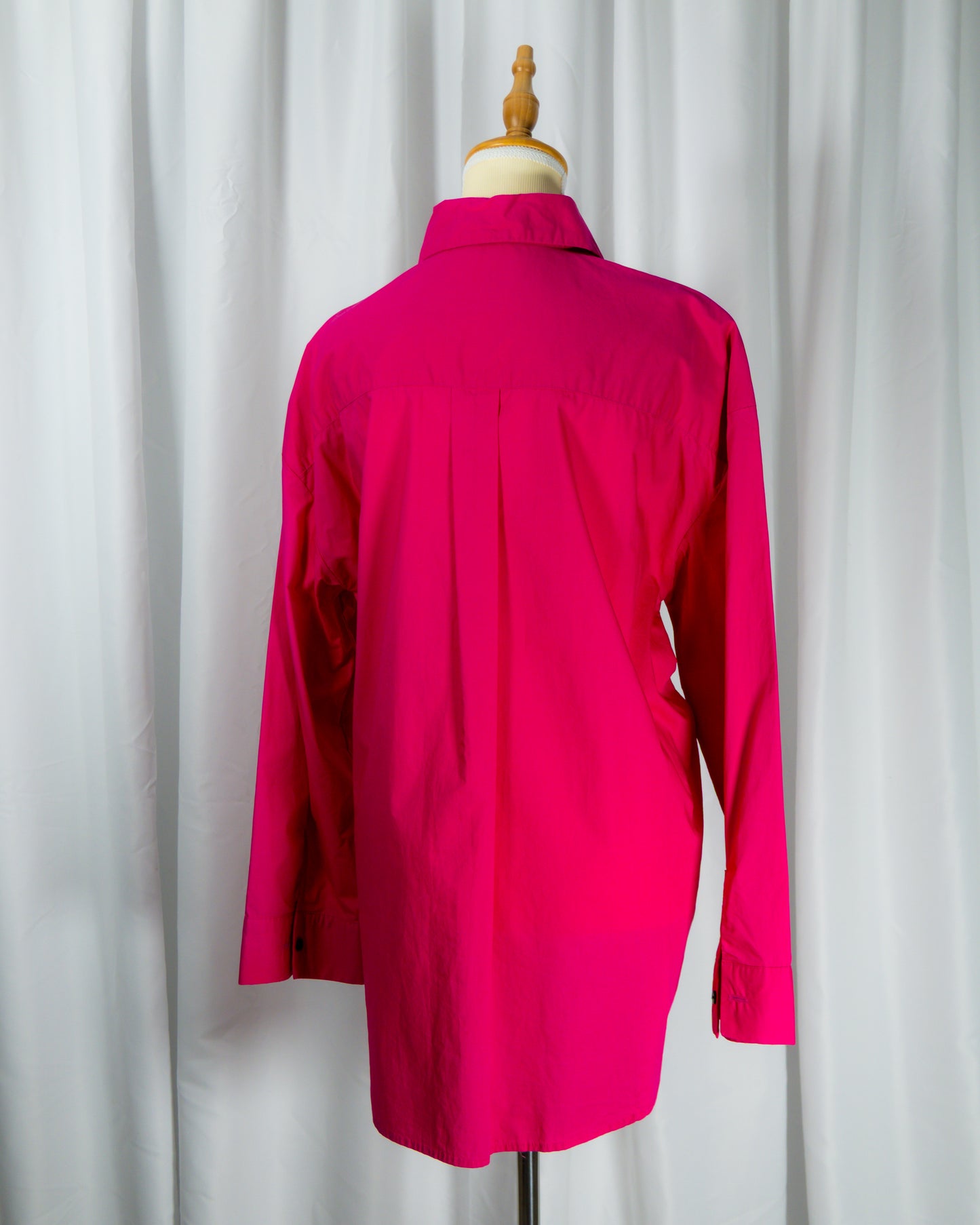 Blusa Fucsia Satin Touch - Saintmalē - La Reversa