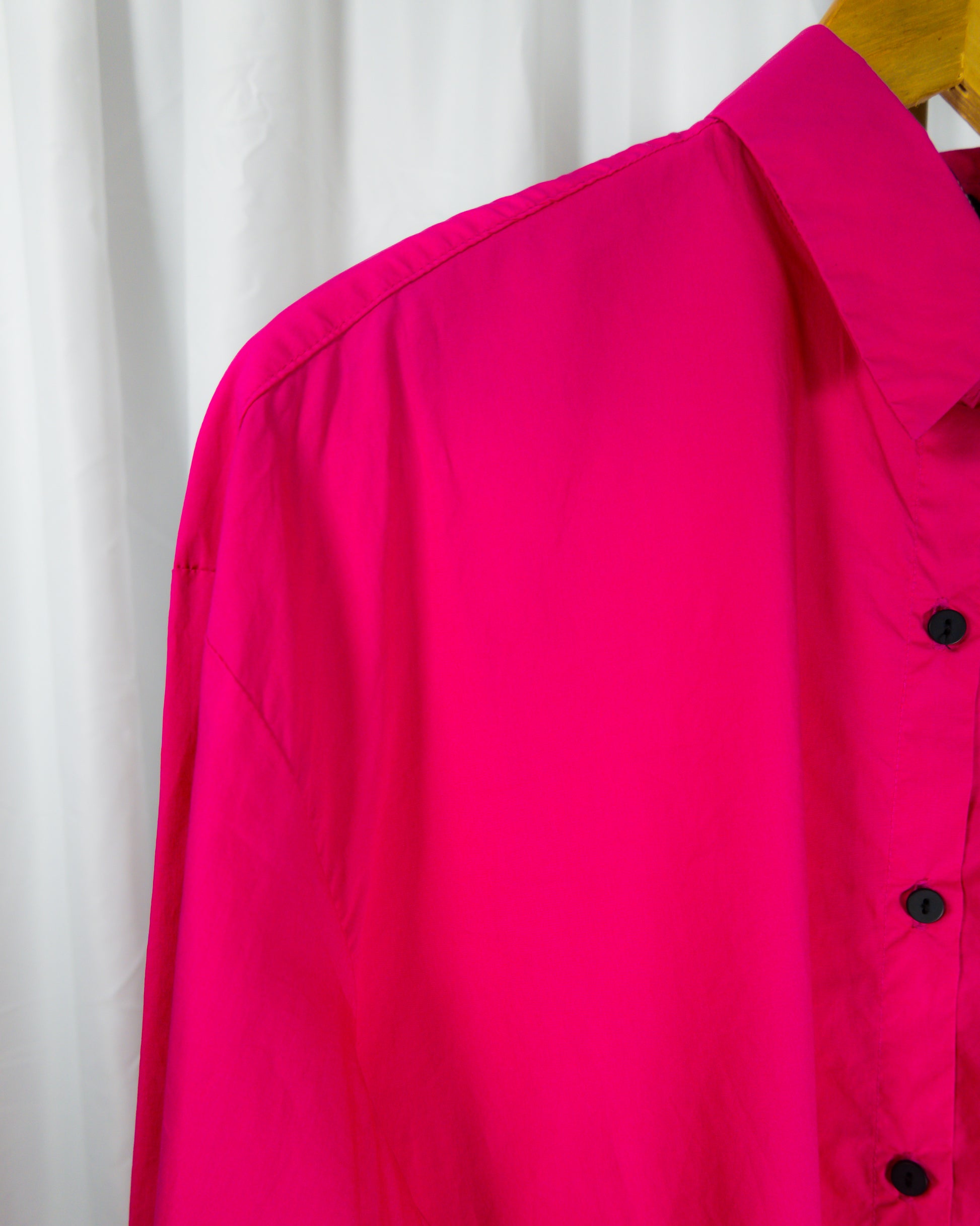 Blusa Fucsia Satin Touch - Saintmalē - La Reversa