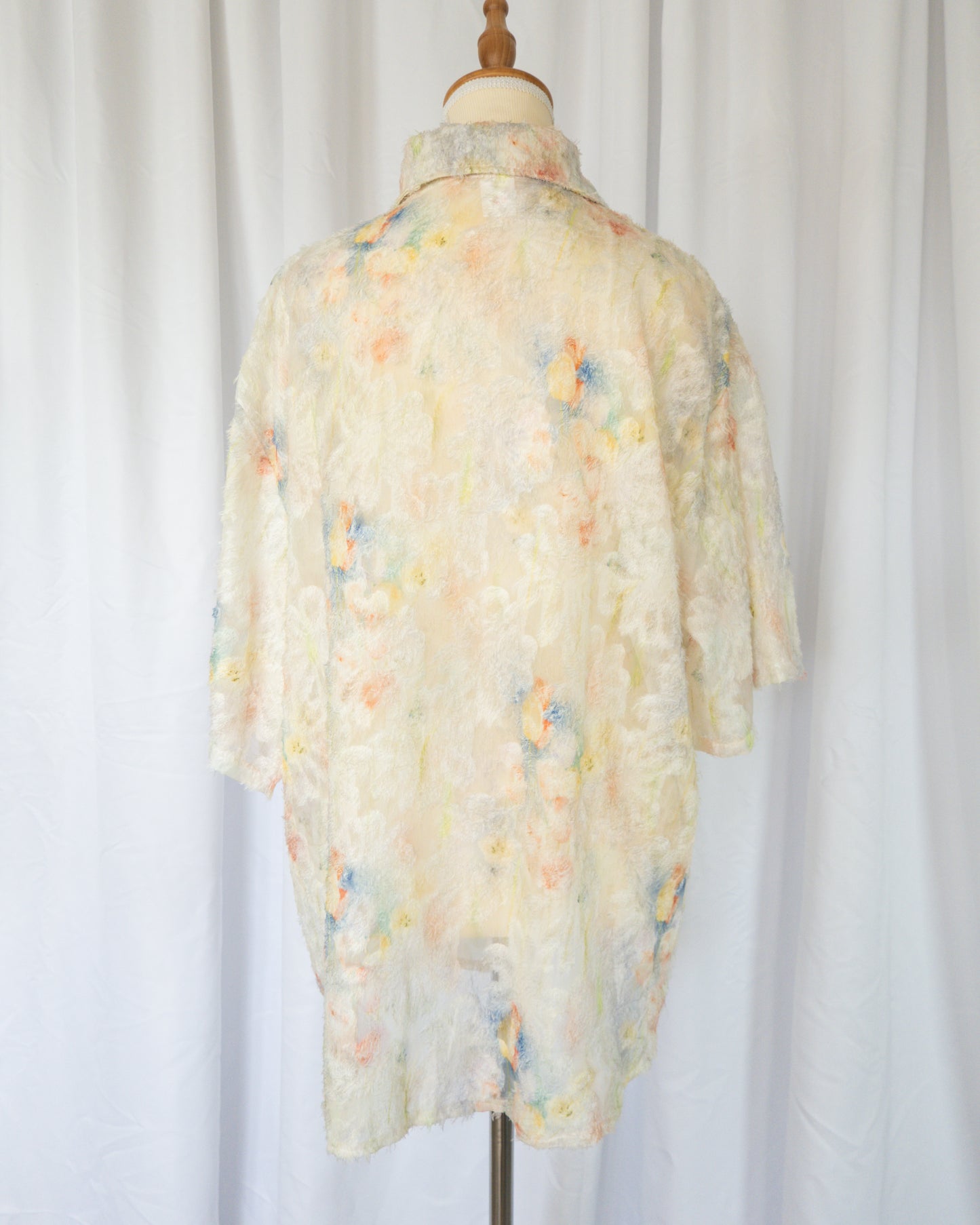 Blusa Pastel Floral Textured - La Reversa