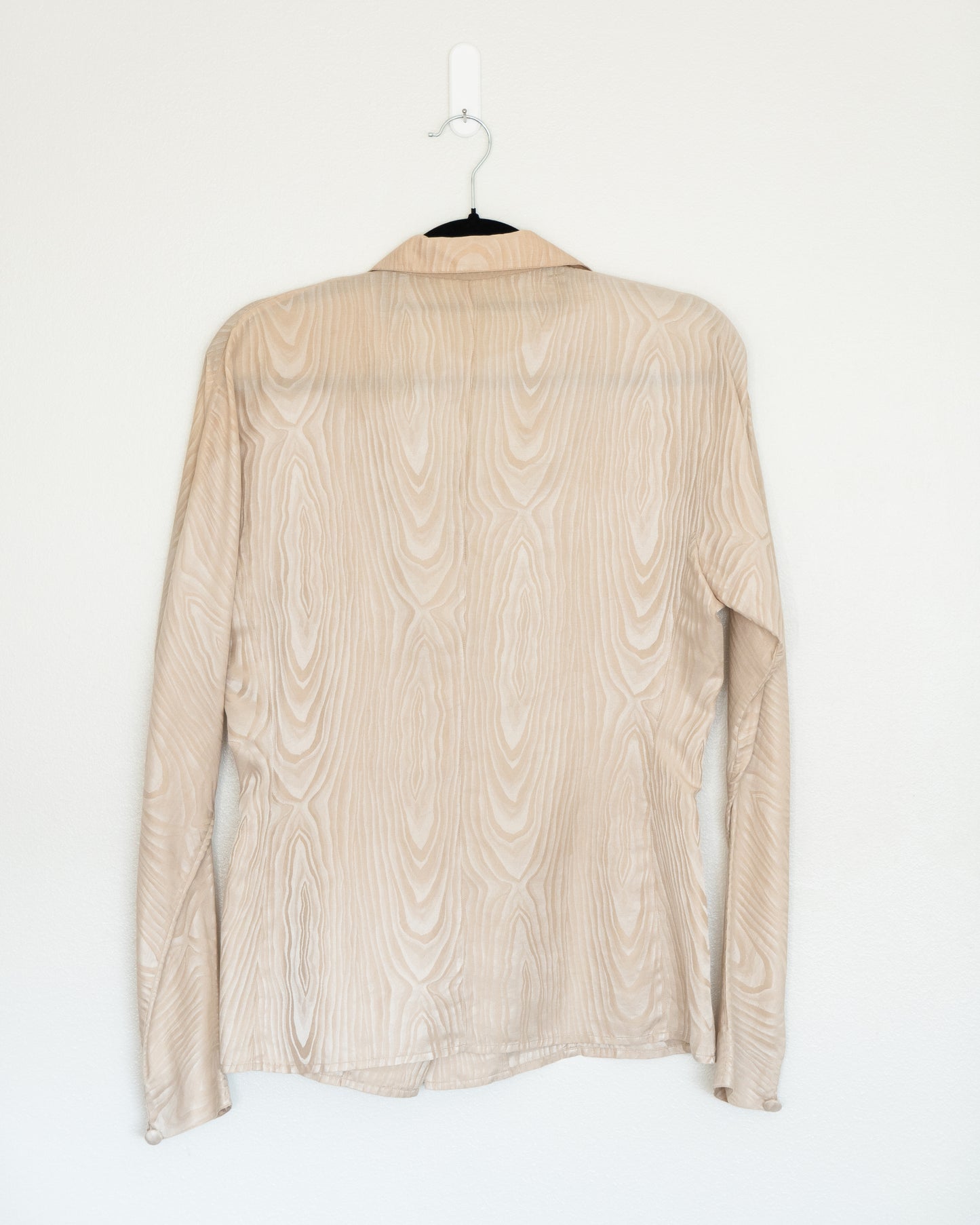 Blusa Satinada con Textura - Salvatore Ferragamo - La Reversa