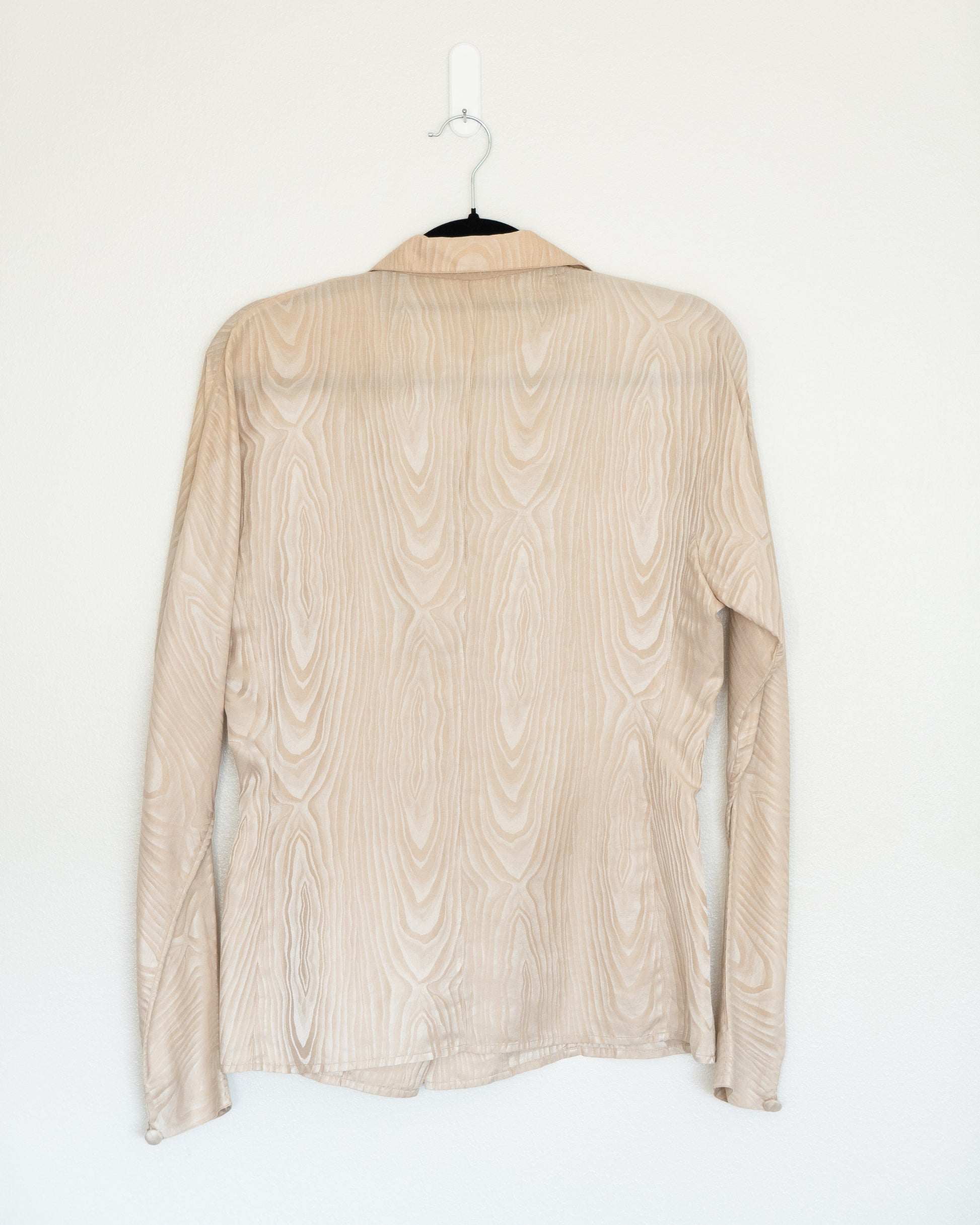 Blusa Satinada con Textura - Salvatore Ferragamo - La Reversa