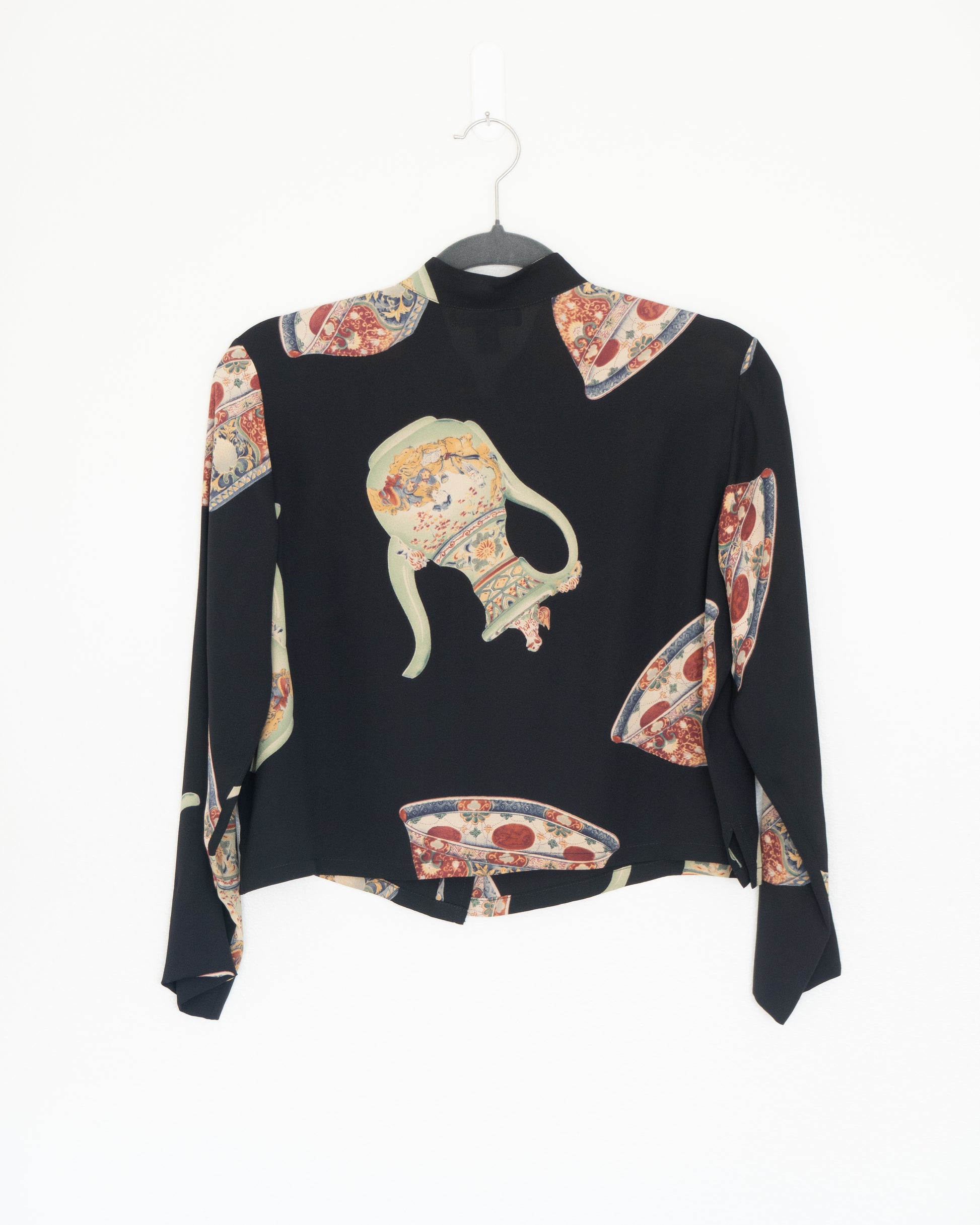 Blusa Seda Manga Larga - Harari - La Reversa